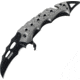 Tac Force 5.5in.Karambit Rescue Knives, PS Blade, Silver Handle TF813GY