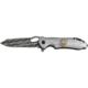 TAC Force Assisted Opening Knife 4.5in Closed with Skull Medallion, Black Finish 4.5in Closed 4001679