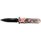 TAC Force Assisted Opening Knife 4.5in Closed with Zinc Aluminum Medallion, Stainless Steel Blade 4001672