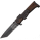 Tac Force Black Gun Lock A/O Fold Knife, SS Black Partially SE, Black Alum. handle TF798BW