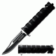 TAC Force Closed Dagger Round Handle Knife, Black TF 710BK