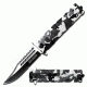 TAC Force Closed Dagger Round Handle Knife, Camo TF 710DW