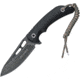 TAC Force Drop Point Knife, 9in Overall, 4.25in Black Stonewash SS Drop Point, Black G10 Handle, Camo Cord Lanyard, Sheath Includes Sharpening Rod, Black Nylon Sheath, TF-200-949BK