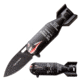 TAC Force Drop Point Spring Assisted Knife, 2.25 in, 3Cr13 Stainless Steel Stainless Steel, Black Bomb, TF-1039BK