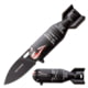 TAC Force Drop Point Spring Assisted Knife, 2.25 in, 3Cr13 Stainless Steel Stainless Steel, Black Bomb, TF-1039BK
