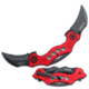 TAC Force Folding Blade, 2.5in, Stainless Steel Blade, Red Aluminum Handle TF-669RD