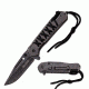 TAC Force Folding Blade, 3.25in, Stainless Steel Blade, Black Paracord &amp; Stonewashed Stainless Steel Handle, TF-872BK