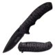 TAC Force Folding Blade, 3.25in, Stainless Steel Blade, Black Stainless Steel Handle TF-833BK