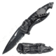 TAC Force Folding Blade, 3.25in, Stainless Steel Blade, Fall Camo Aluminum Handle TF-705FC
