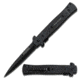 TAC Force Folding Blade, 3.5in, Stainless Steel Blade, Black Aluminum Handle TF-726BK