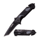 TAC Force Folding Blade, 3.5in, Stainless Steel Blade, Black Aluminum Handle TF-905TS