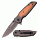 TAC Force Folding Blade, 3.5in, Stainless Steel Blade, Fake Snake Wood And Grey Ti-Coating Stainless Steel Handle TF-891