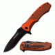 TAC Force Folding Blade, 3.5in, Stainless Steel Blade, Pakkawood Handle TF-800RWD