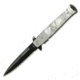 TAC Force Folding Blade, 3.5in, Stainless Steel Blade, Simulated Mother Of Pearl Handle TF-428P