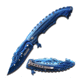 TAC Force Folding Blade, 3.75in, Stainless Steel Blade, Blue Titanium Coated Stainless Steel Handle TF-864BL