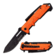 TAC Force Folding Blade, 3.75in, Stainless Steel Blade, Orange Aluminum Handle TF-875OR