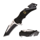 TAC Force Folding Blade, 3in, Stainless Steel Blade, Black And Gray Aluminum Handle TF-640POW