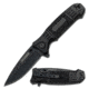 TAC Force Folding Blade, 4.5in, Stainless Steel Blade, Black Aluminum Handle TF-778C