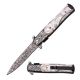 TAC Force Folding Blade, 4in, Stainless Steel Blade, Simulated Mother Of Pearl Handle, TF-428DMP