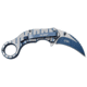 TAC Force Hawkbill Spring Assisted Knife w/Pocket Clip, 2.5 in, 3Cr13 Stainless Steel Stainless Steel, Satin/Blue, TF-952BL