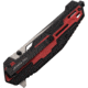TAC Force Linerlock A/O Black/Red, TF2007RD