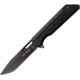 TAC Force Linerlock A/O Folding Knife, 3.5" black finish 3Cr13 stainless tanto blade, Black anodized aluminum handle, TF-1034BK