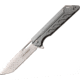 TAC Force Linerlock A/O Folding Knife, 3.5 satin finish 3Cr13 stainless tanto blade, Gray anodized aluminum handle, TF-1034GY