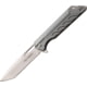 TAC Force Linerlock A/O Folding Knife, 3.5" satin finish 3Cr13 stainless tanto blade, Gray anodized aluminum handle, TF-1034GY
