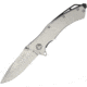 TAC Force Linerlock A/O Stainless Folding Knife,3.25in,Stainless Steel,Polished Stainless Handle TF820CH