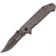 TAC Force Linerlock Gray A/O Folding Knife,4in,Partially Serrated,Dark Gray Handle TF850GY