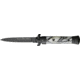 Tac Force Prem. Milano Fold Knife, Black Blade, black SS A/O blade, Black Alum. handle TF575WBB