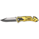 Tac Force Rescue Lock A/O Fold Knife 4.50in., PS black SS A/O clip blade, Back handle has gold Alum. onlay TF692GD