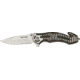 Tac Force Rescue Lock A/O Fold Knife 4 7/8in., satin 440 SS PS A/O blade, Brown Camo Alum. handles w/ silver slot onlay trim TF681BC