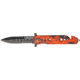 Tac Force Rescue Lock Fold Lock 4.75in., black HC SS A/O PS Dagger, Red camo handles TF716RC