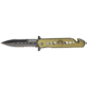 Tac Force Rescue Lock Fold Lock 4.75in., black HC SS A/O PS Dagger TF716MR