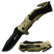 TAC Force Special Forces Assisted Fold Knife, Green TF 688AR