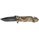 Tac Force Speed Assist Fold Knife 4.50in, black SS A/O PS blade, Desert tan Digi camo Alum. handle TF644DM