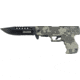 Tac Force Speed Assist Fold Knife 4.50in, black SS A/O PS blade, Green Digi camo Alum. handle TF756DG