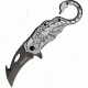 Tac Force Speed Scorpion Fold Kife, A/O black 440 SS curved guthook blade TF775SL