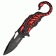 Tac Force Speed Scorpion Fold Kife, A/O black 440 SS PS blade TF776RD