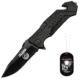 TAC Force Spring Assisted Pocket Knife, Black TF 501MR