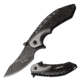 Tac Force Spring Assisted Folding Knive, 3.25in Blade, 3CR13 Steel Blade Knive, Black/Grey, TF-1008GY