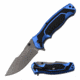 TAC Force TF-960BL Spring Assisted Knife, 3.5in, 3CR13 Stainless Steel, Harpoon Point, Beadblasted Blade, Aluminum Handle, Blue/Black, TF-960BL