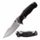 TAC Force TF-960GY Spring Assisted Knife, 3.5in, 3CR13 Stainless Steel, Harpoon Point, Beadblasted Blade, Aluminum Handle, Gray/Black, TF-960GY