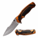 TAC Force TF-960OR Spring Assisted Knife, 3.5in, 3CR13 Stainless Steel, Harpoon Point, Beadblasted Blade, Aluminum Handle, Orange/Black, TF-960OR