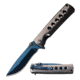 TAC Force TF-973BL 3CR13 Steel Blade Stainless Steel Handle Folding Knife TF-973BL