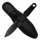TAC Force TF-FIX004BK Fixed Blade Knife, 3.5in, 3CR13 Stainless Steel, Spear Point, Black Blade, Nylon Fiber Handle, Black, TF-FIX004PBK