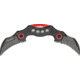 Tac Force Twin Blade A/O Knife, black HC steel A/O hawkbill blade, Black anodized Alum. handle TF669BK