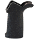 TAC Smooth Pattern Over-Molded AR Pistol Grip, Flared Top, Black, CS04S1-BK