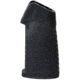 TAC Smooth Pattern Over-Molded AR Pistol Grip, Straight Top, Black, CS03S1-BK